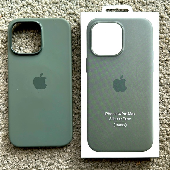 Apple Other - Apple 14 Pro Max Silicone Case Olive (Rare)